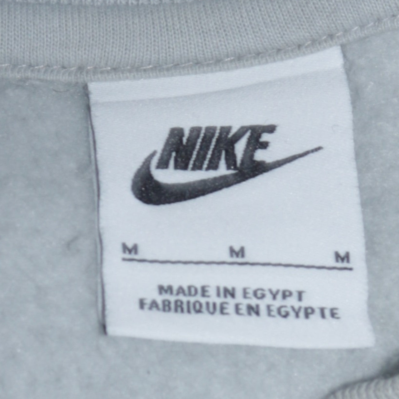 Nike Men's Grey AIR Logo Crew Neck Sweatshirt Size M
