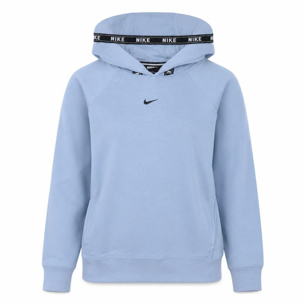 Nike Womens Light Blue XS Pullover Hoodie 80% Cotton Sweatshirt