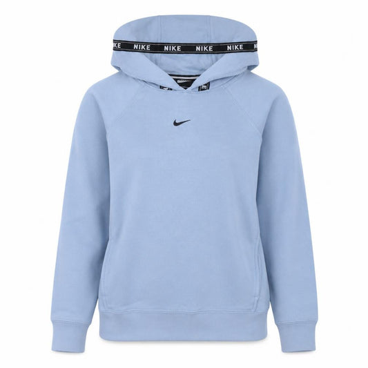 Nike Womens Light Blue XS Pullover Hoodie 80% Cotton Sweatshirt