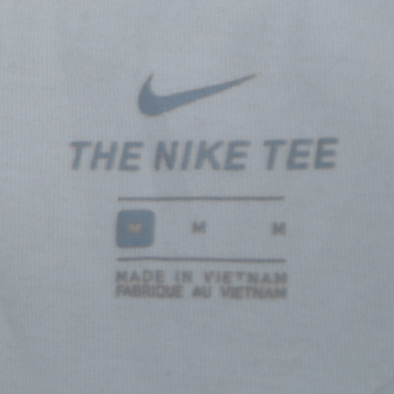 Nike Men's White 'Nike Air' Graphic Cotton Crew Neck T-Shirt M