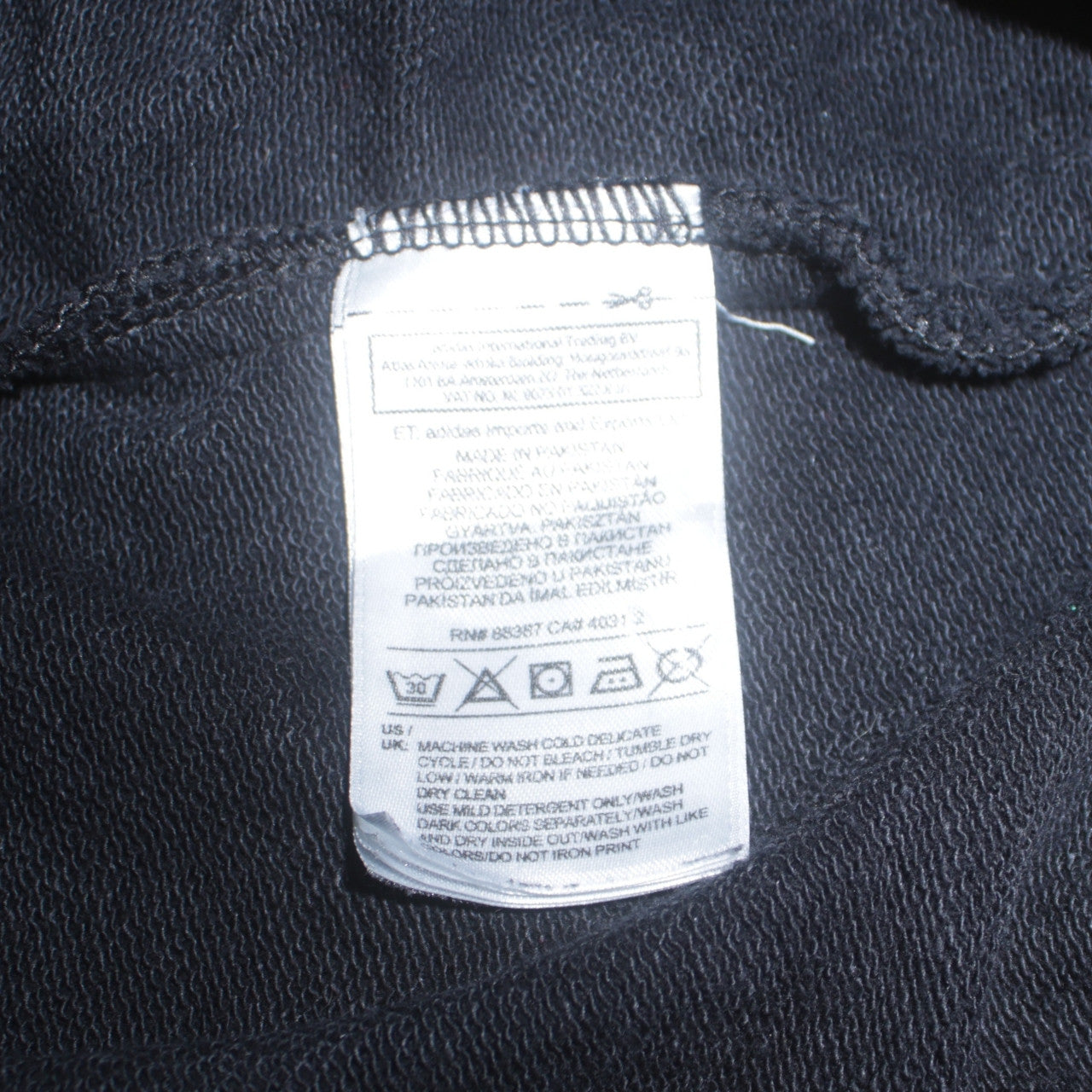 Adidas Women Black Crew Neck Pullover Sweatshirt UK 10 Logo Print