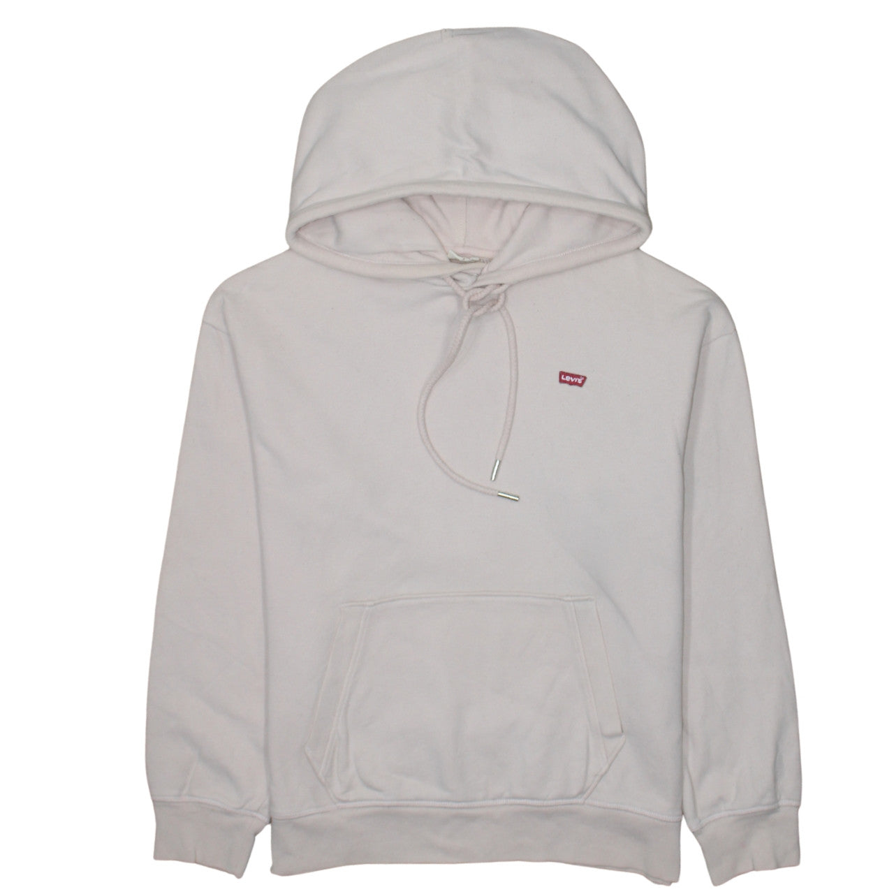 Levi's Women Pink Small Pullover Hoodie 100% Cotton Casual