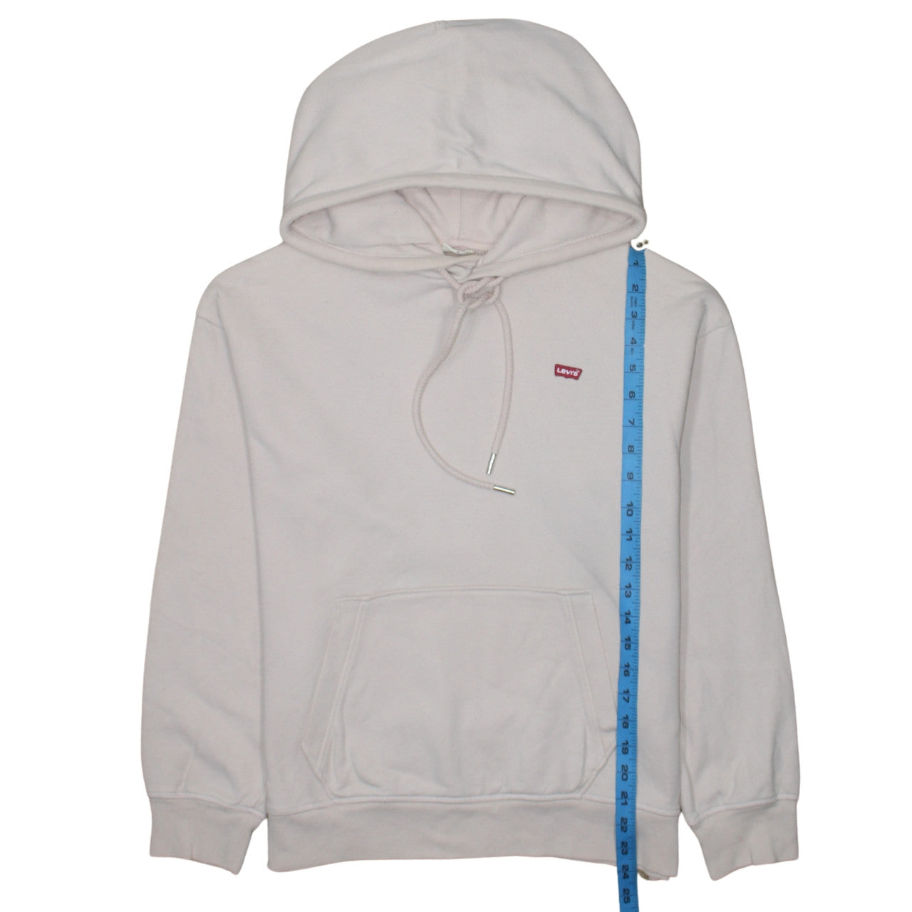 Levi's Women Pink Small Pullover Hoodie 100% Cotton Casual