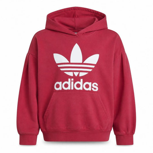 Adidas Womens Pink Hoodie XS Pullover Logo Hooded Sweatshirt