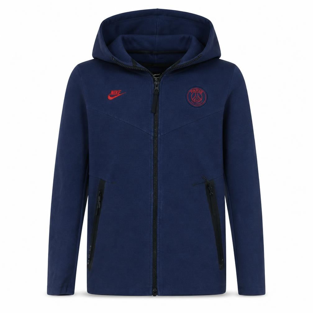Nike Men’s Blue Full Zip Paris Hoodie Size S Athletic Fit