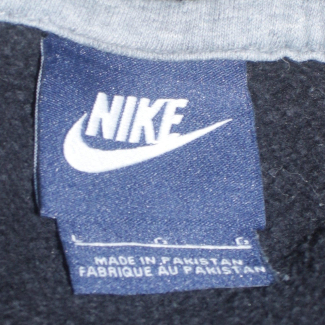 Nike Men's Black Pullover Hoodie L Sports Fleece Sweatshirt
