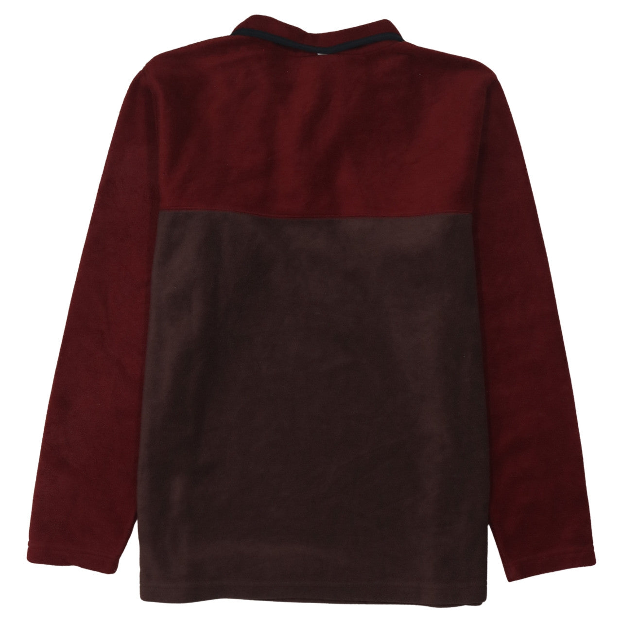 Columbia Men's Brown Fleece Henley Sweatshirt Size L Outdoor