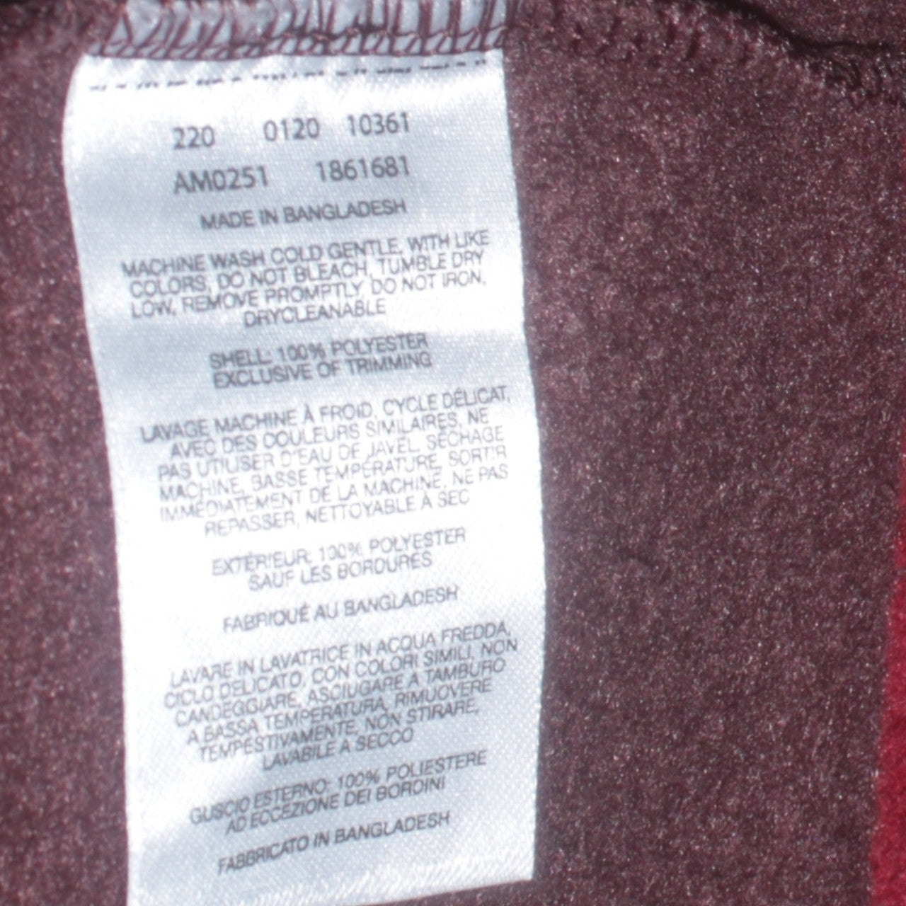 Columbia Men's Brown Fleece Henley Sweatshirt Size L Outdoor