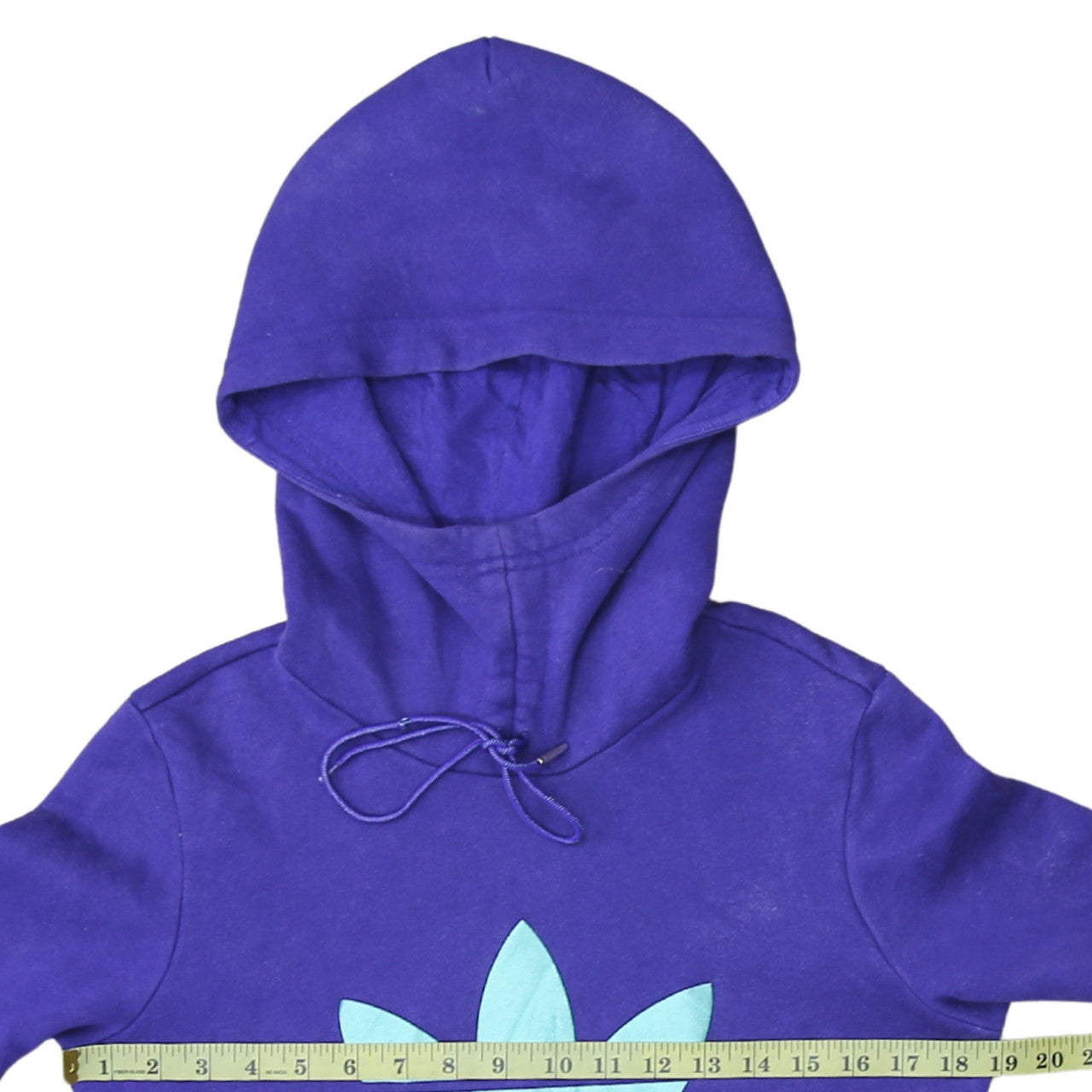 Adidas Women Purple Pullover Hoodie Dress Size 14 Logo Tunic