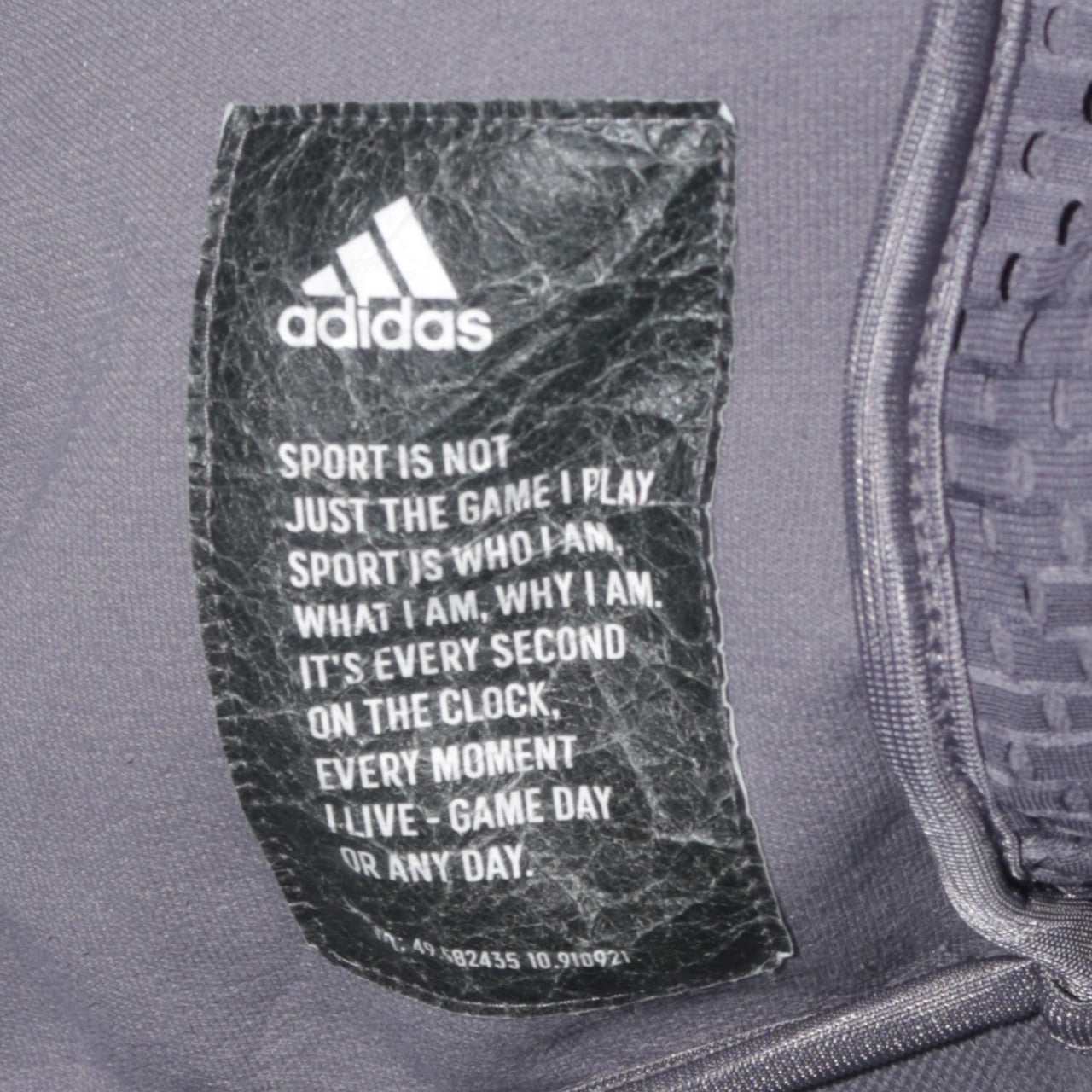 Adidas Men's Grey Full Zip Hoodie Size S Regular Fit Sportswear