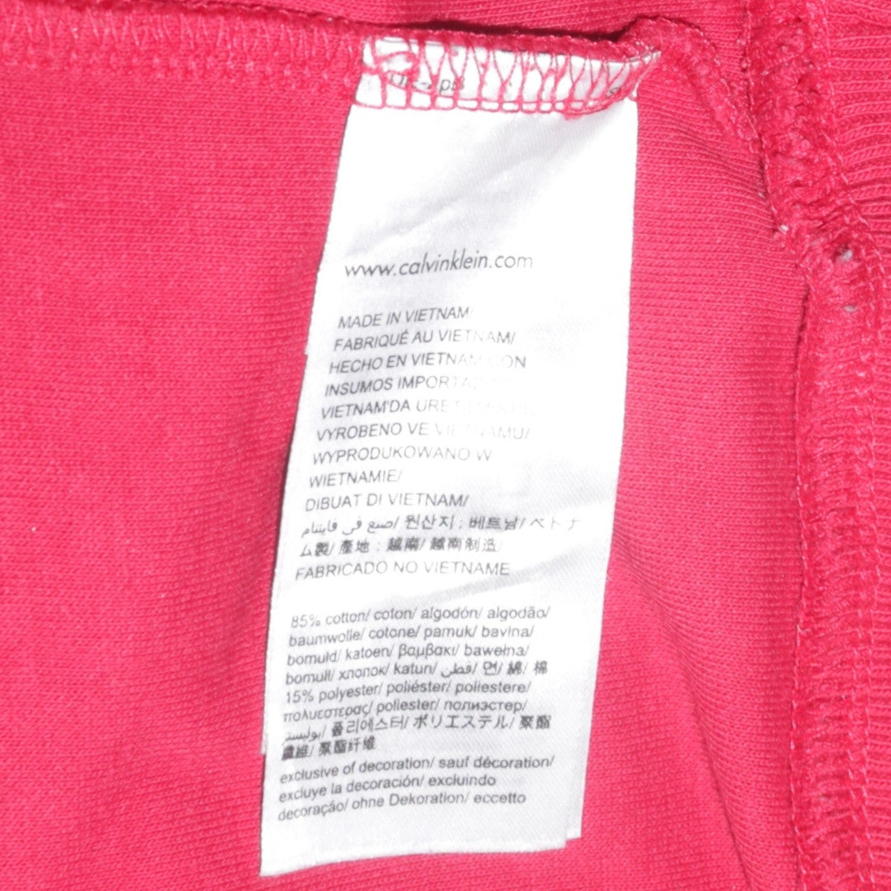 Calvin Klein Men's Multicoloured 1/4 Zip Logo Sweatshirt M