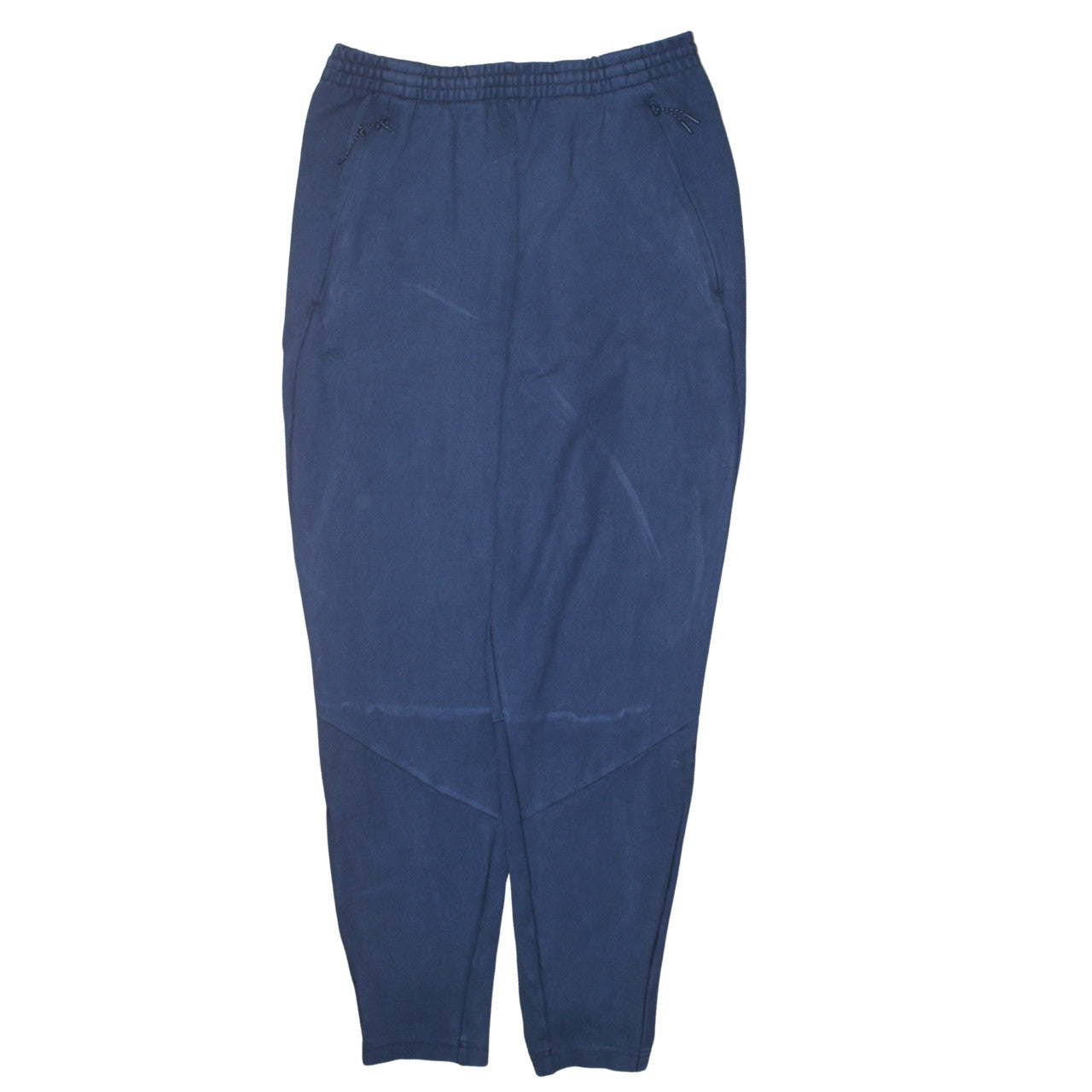 Adidas Men's Blue Jogger Trousers M Regular Fit Cotton Blend