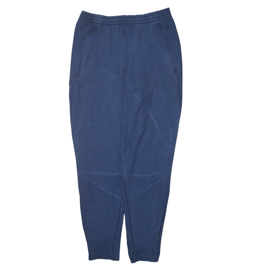 Adidas Men's Blue Jogger Trousers M Regular Fit Cotton Blend