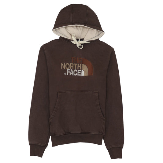 The North Face Men's Brown Pullover Hoodie Size S Cotton Sweatshirt