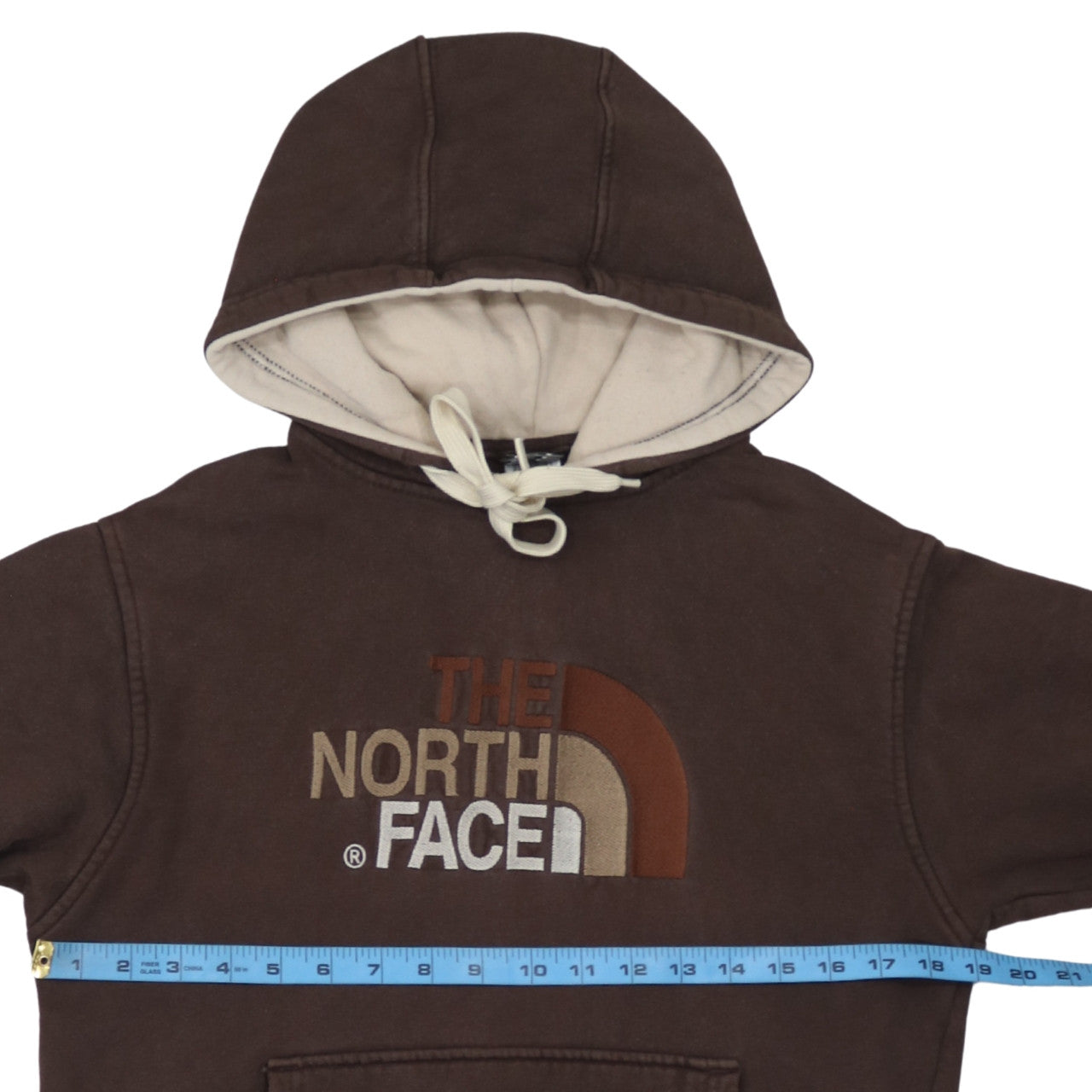 The North Face Men's Brown Pullover Hoodie Size S Cotton Sweatshirt