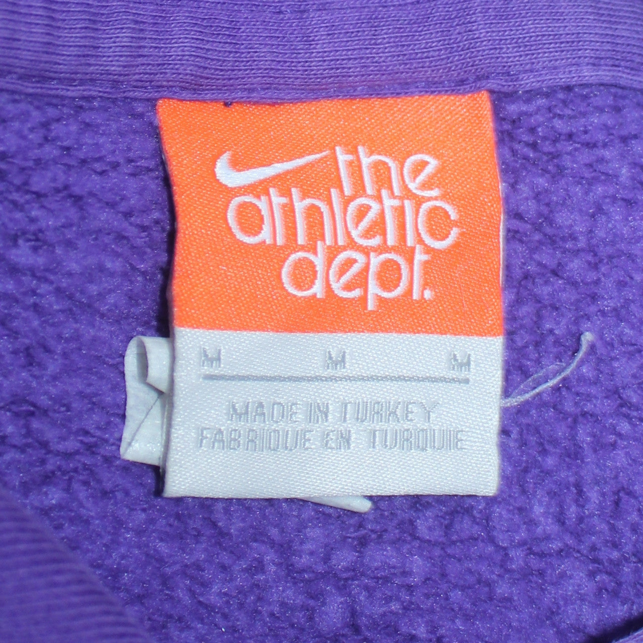 Nike The Athletic Dept Womens Purple Hoodie M Just Do It Graphic