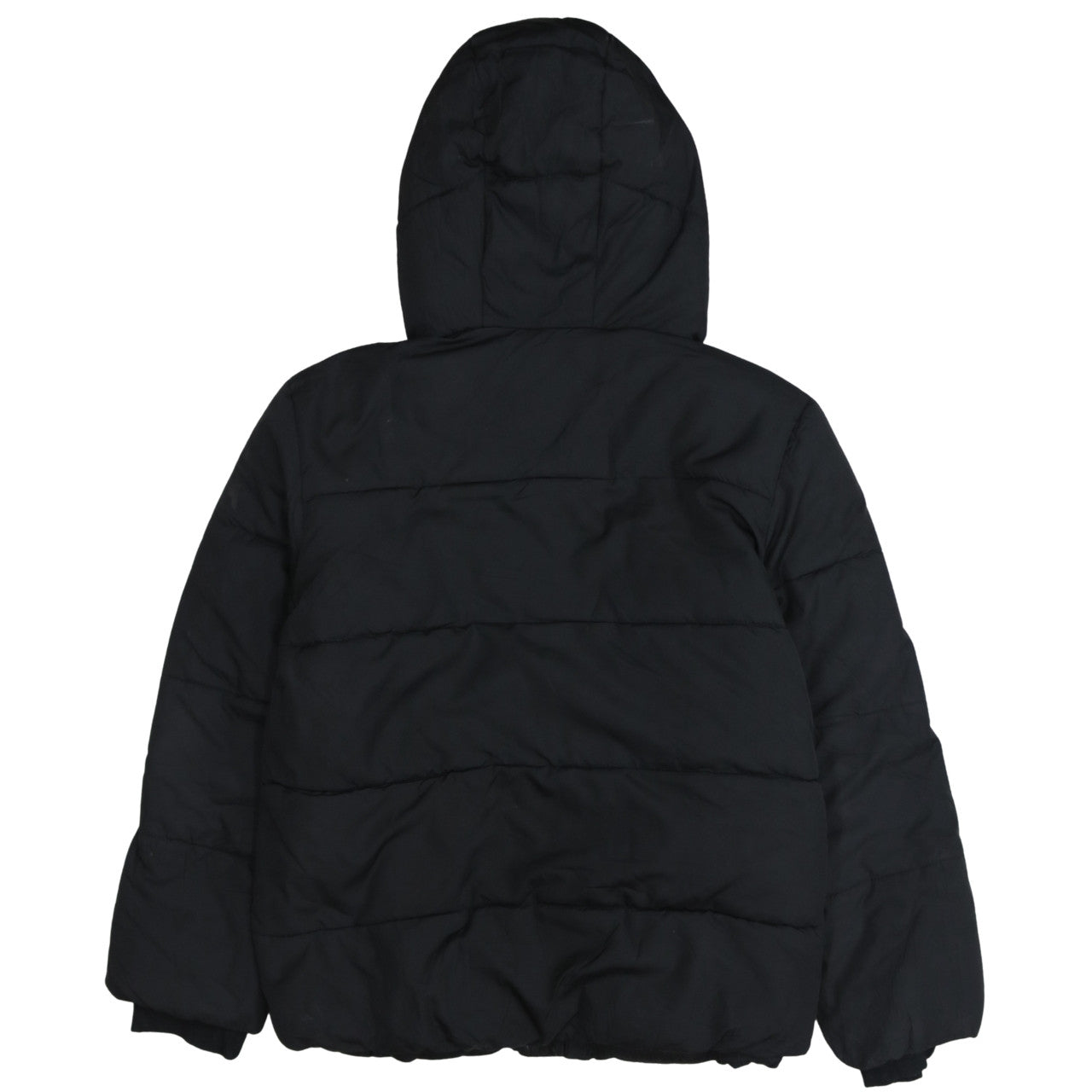GAP Kids Boys Black XL ColdControl Max Hooded Puffer Jacket Winter Coat