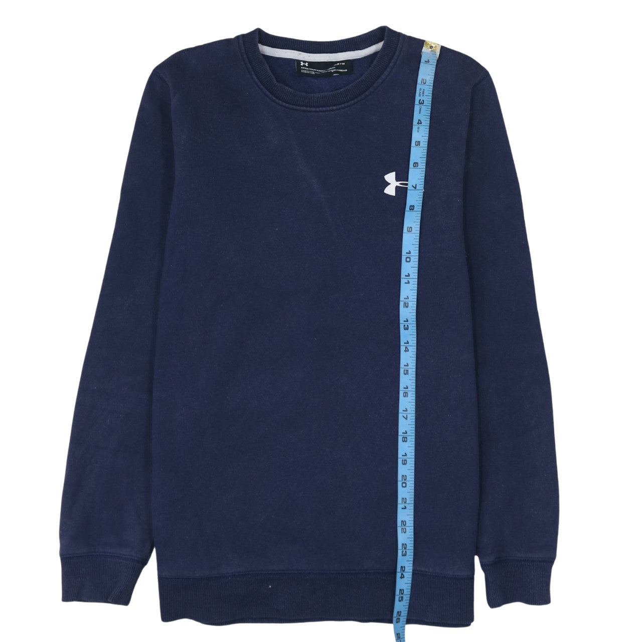 Under Armour Men's Blue ColdGear Fitted Crew Neck Sweatshirt M