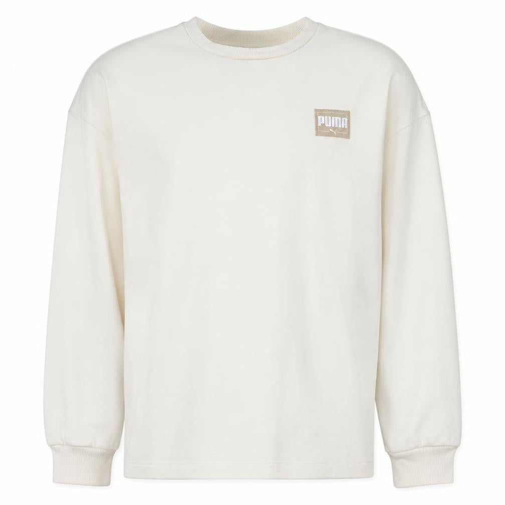 Puma Men's Beige 2XL Crew Neck Pullover Sweatshirt