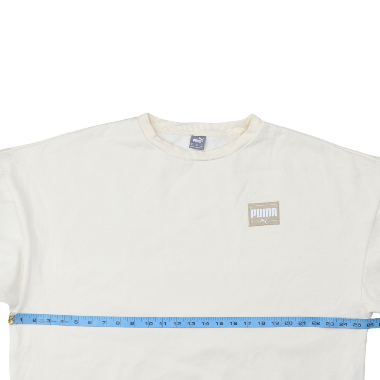 Puma Men's Beige 2XL Crew Neck Pullover Sweatshirt