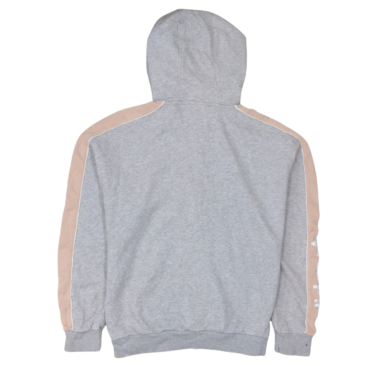 adidas Womens Grey 1/2 Zip Hooded Sweatshirt Size 12 Regular