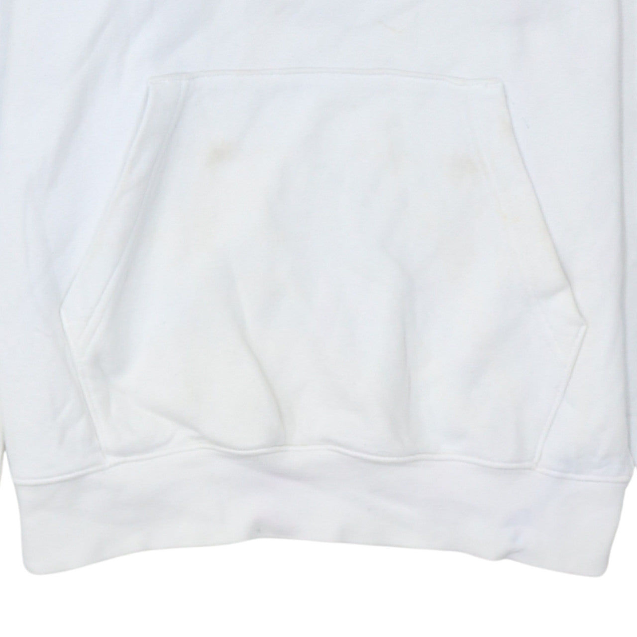 Nike Men's White XS Pullover Hoodie with Brown Logo