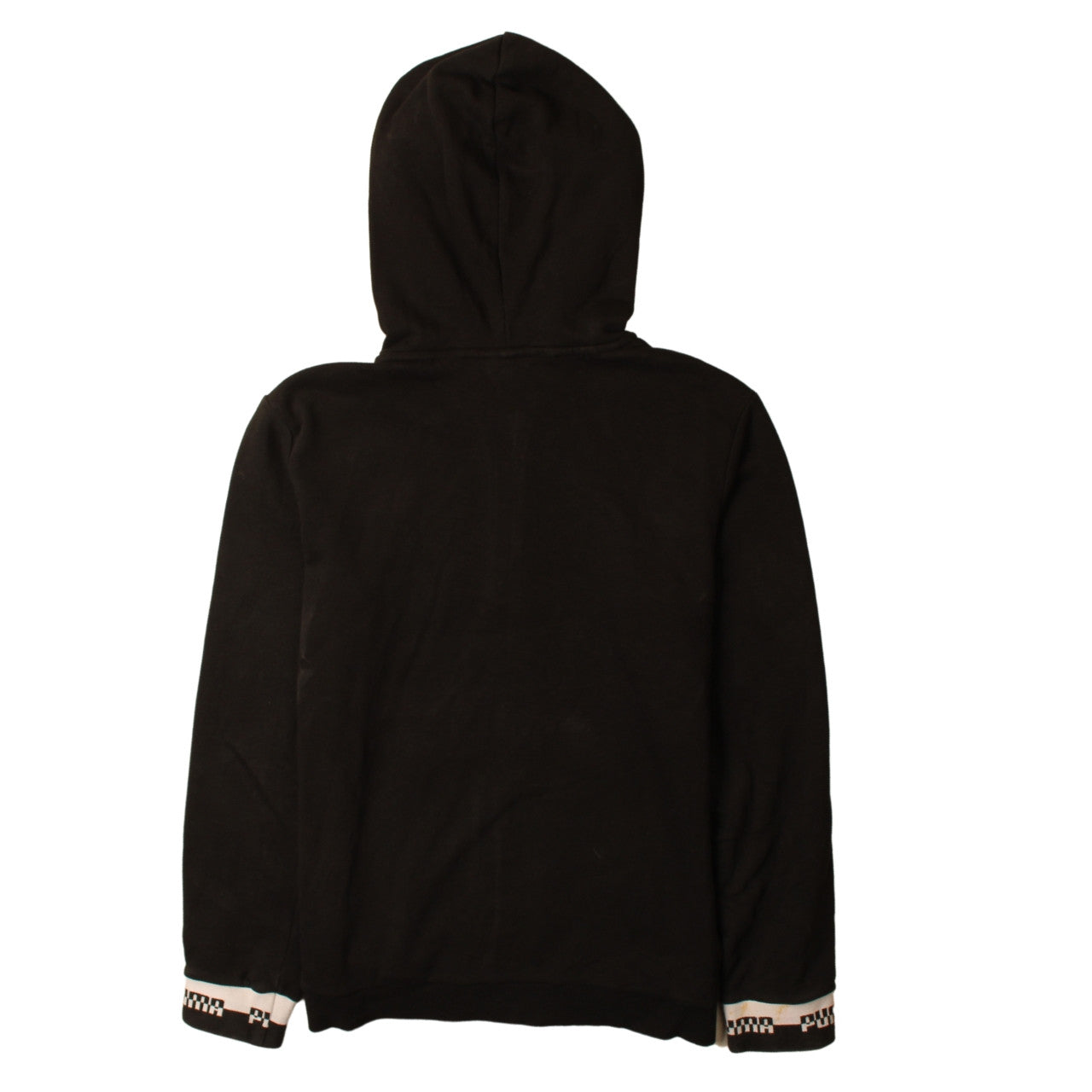 Puma Boys Black Full Zip Hoodie 13-14 Years 164cm Logo Design