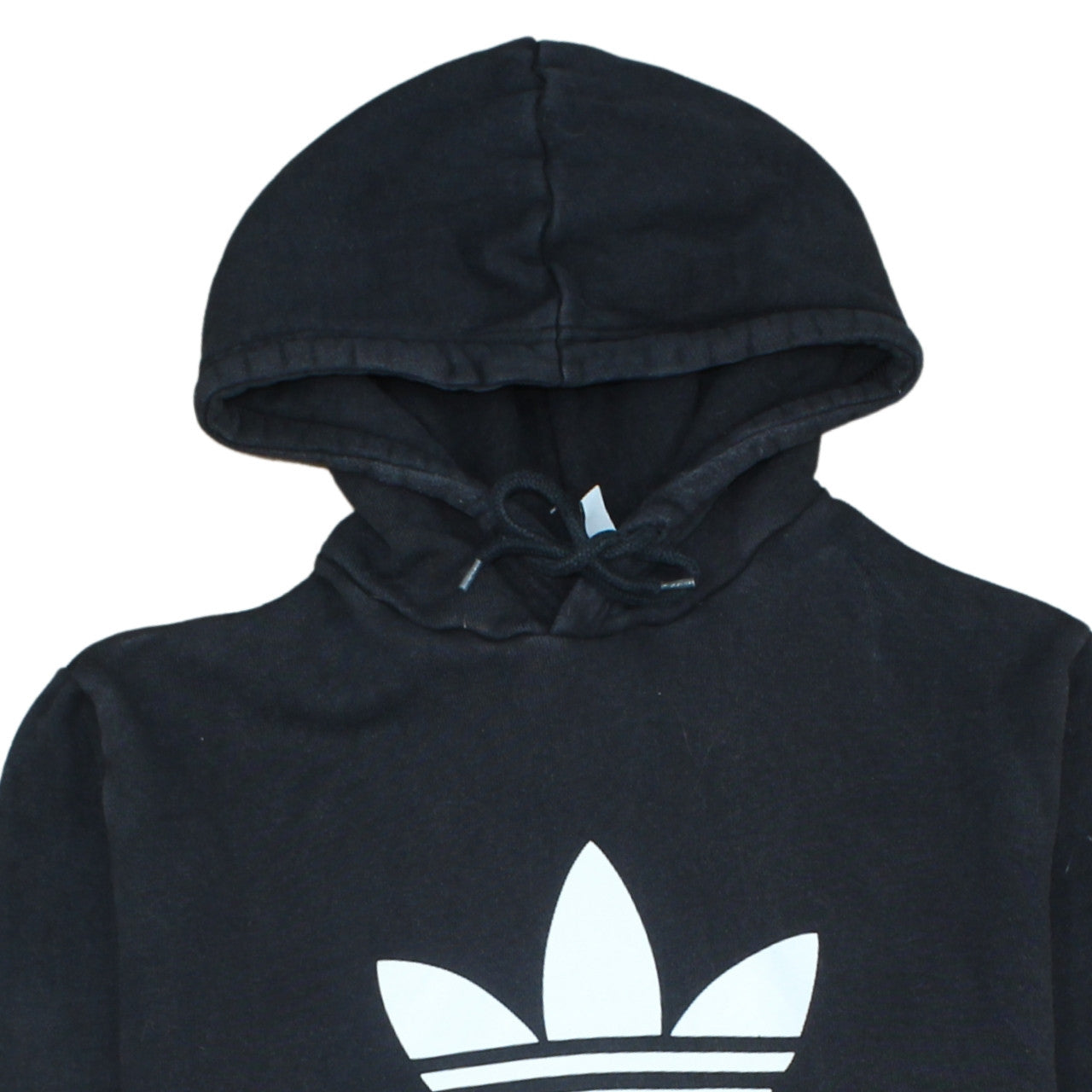 Adidas Men's Black Pullover Hoodie L Regular Fit Sports Logo