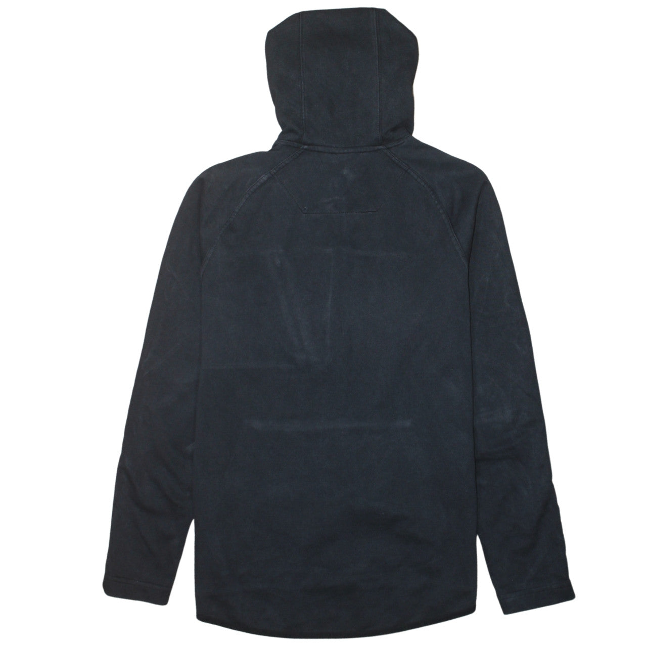 Nike Men Black Pullover Hoodie M Logo Zip Pocket Sportswear