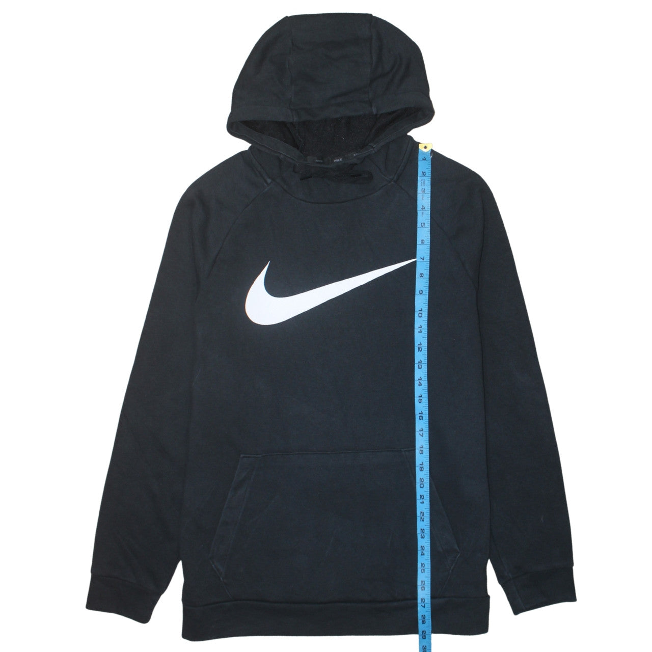 Nike Men's Black Pullover Hoodie M Dri-Fit Logo Sportswear