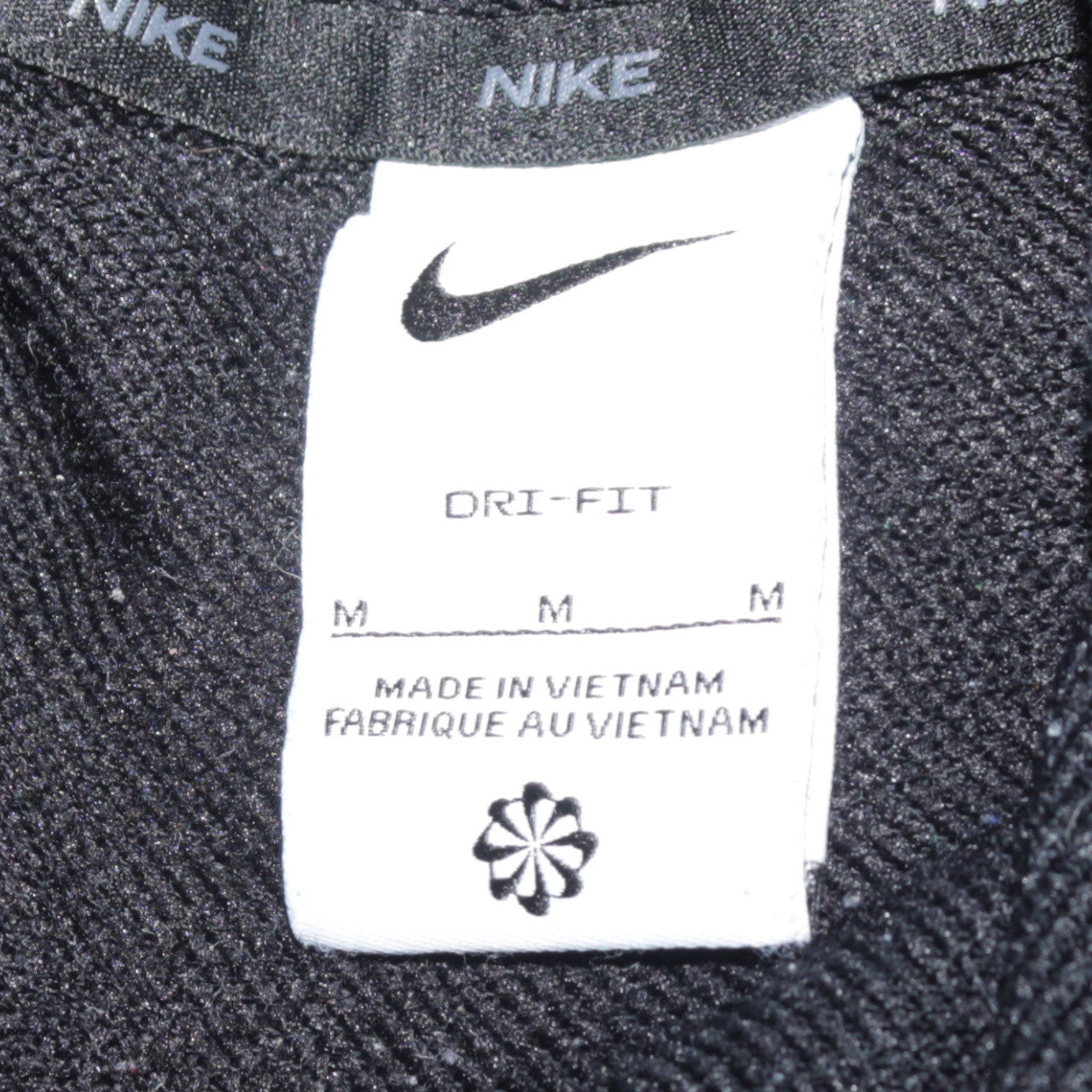 Nike Men's Black Pullover Hoodie M Dri-Fit Logo Sportswear