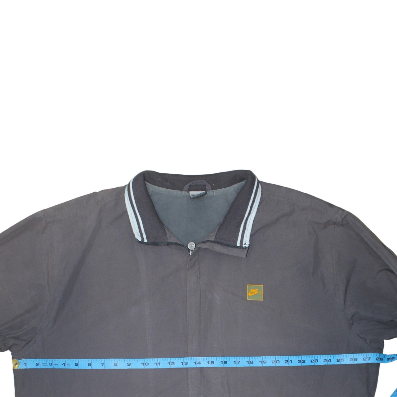 Nike Men's Grey 2XL Basic Zip Jacket Cotton Nylon Lined