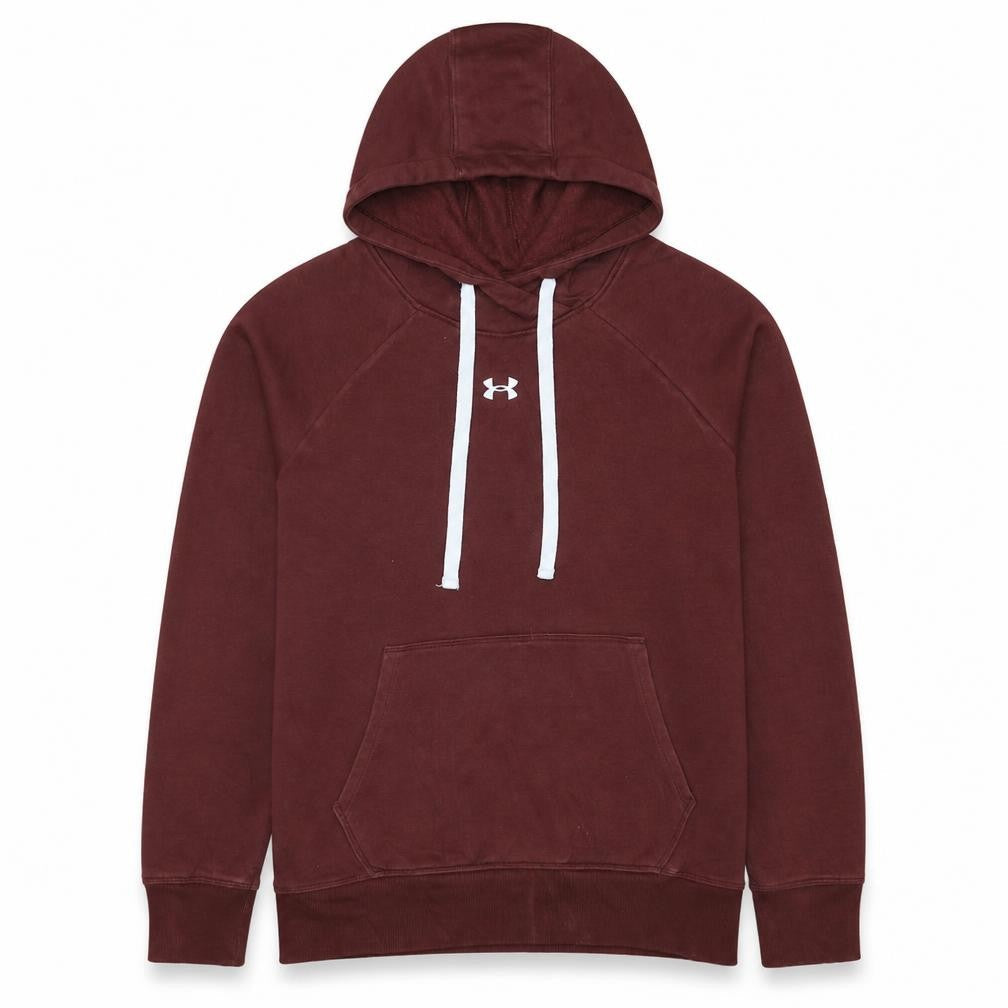 Under Armour Men’s Red Pullover Hoodie Small Relaxed Fit