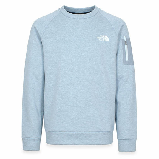 The North Face Boys Grey XL Pullover Sweatshirt Polyester Crew Neck