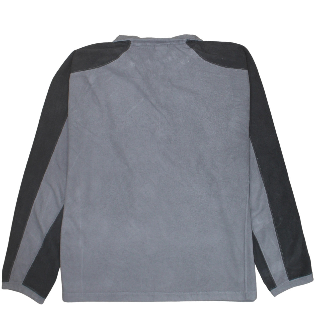 The North Face Men's Grey Fleece 1/4 Zip Pullover Sweatshirt M