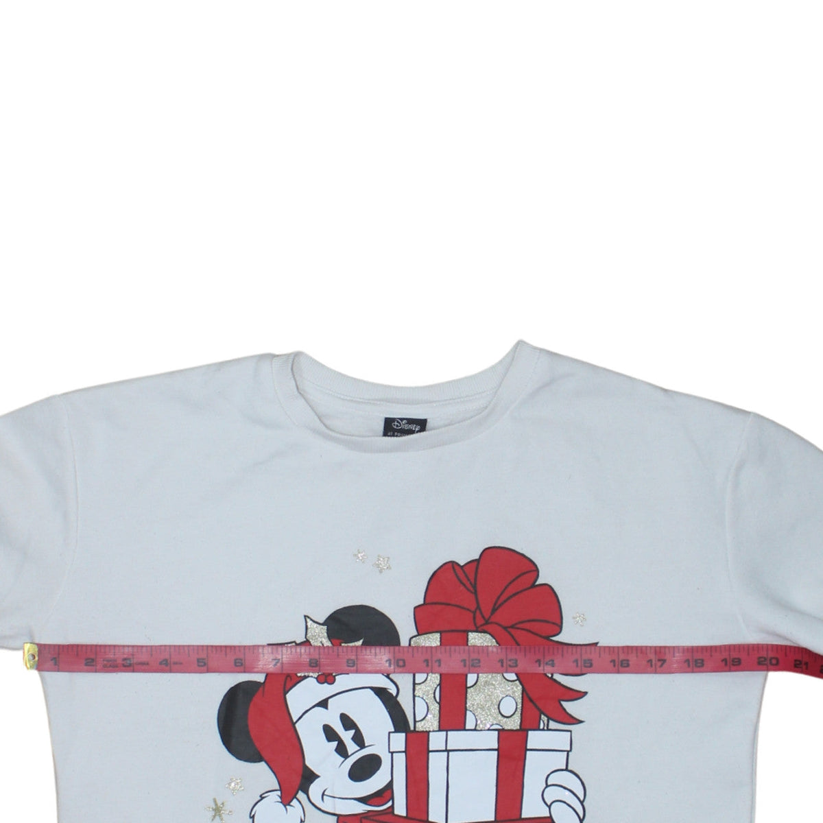 Disney at Primark Girls White Christmas Mickey Mouse Sweatshirt 13-14 Years