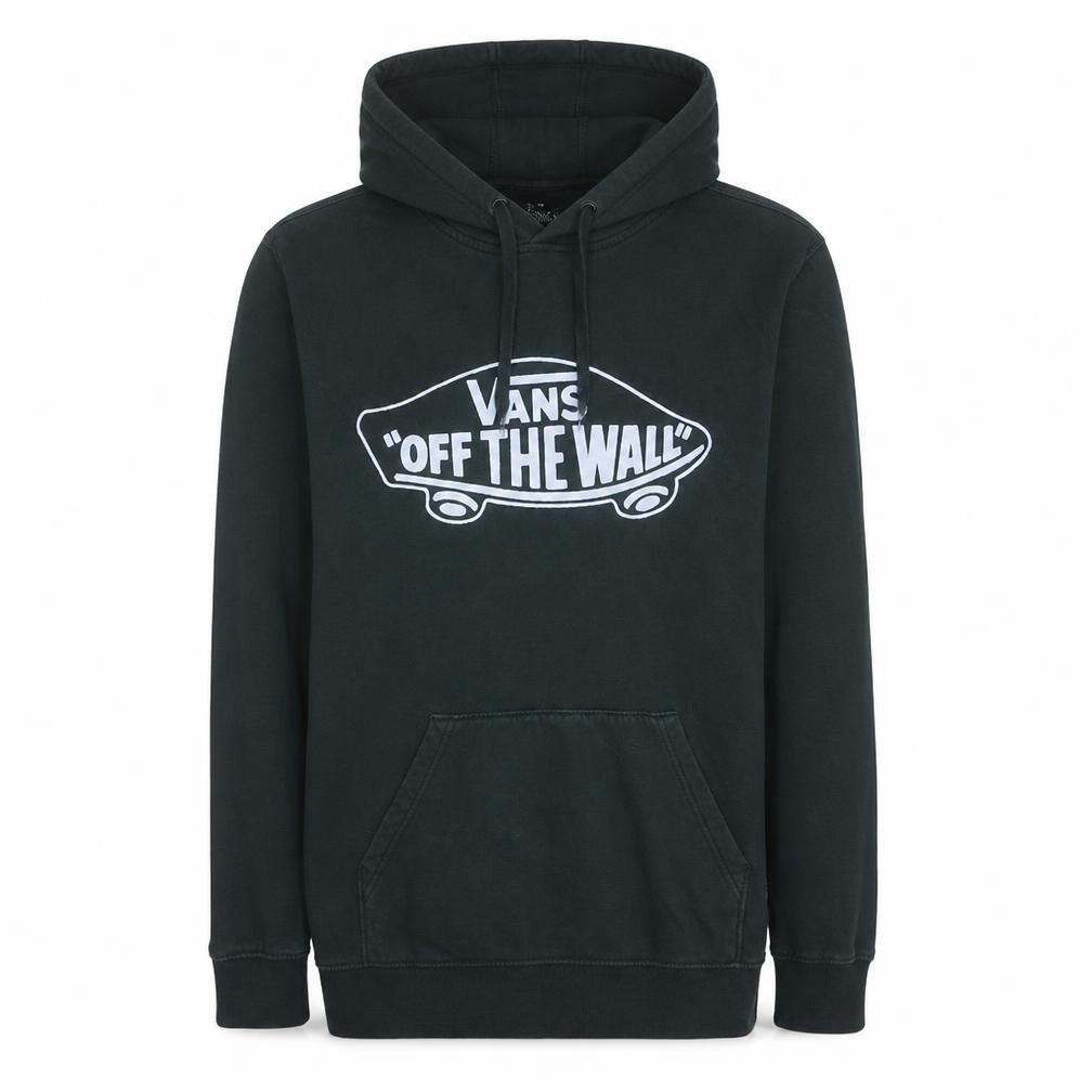 Vans Mens Green XS Pullover Hoodie Off The Wall Logo Skateboard Sweatshirt
