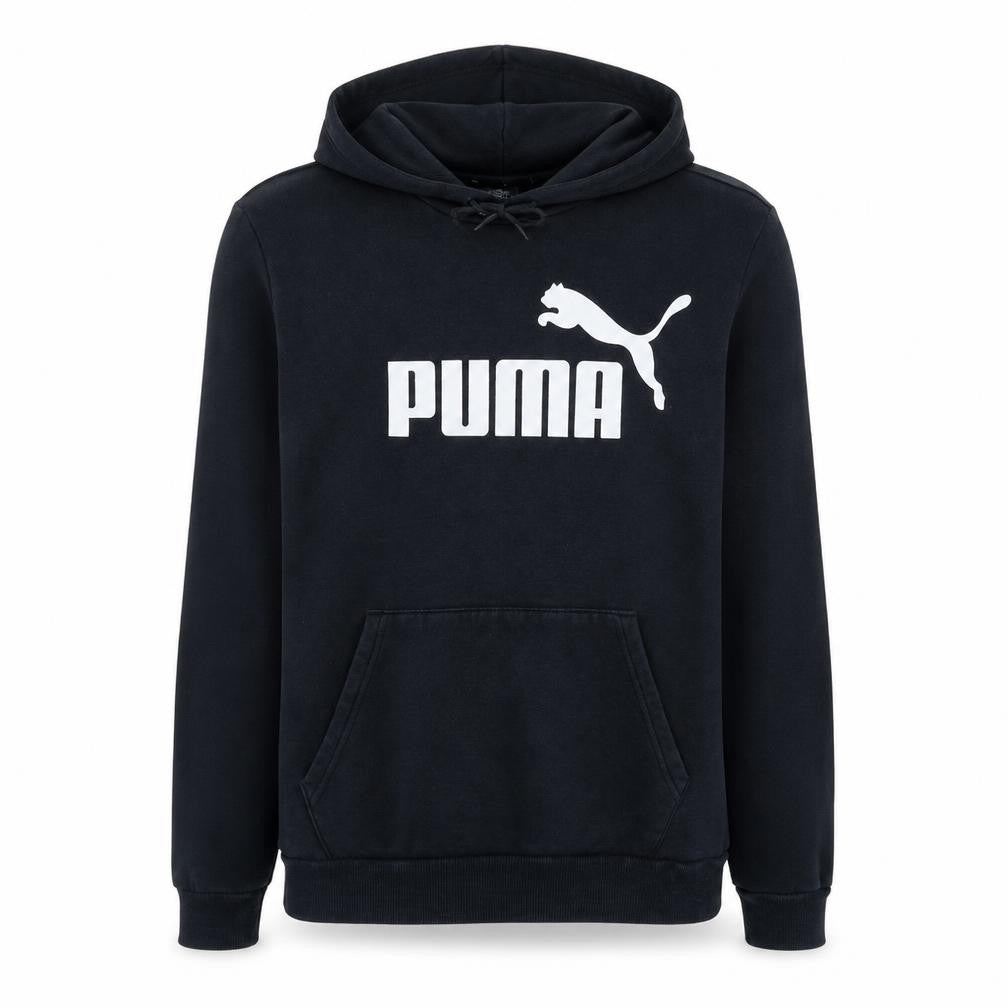 Puma Men's Black Regular Fit Pullover Hoodie Size S