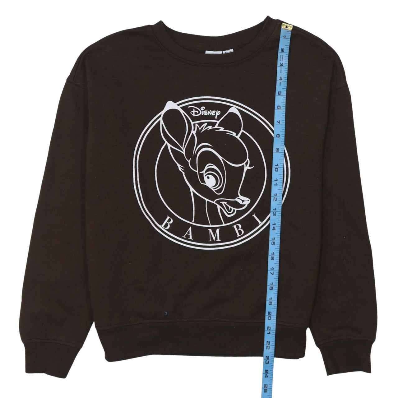Disney Primark Cares Women Brown 2XS Bambi Pullover Sweatshirt