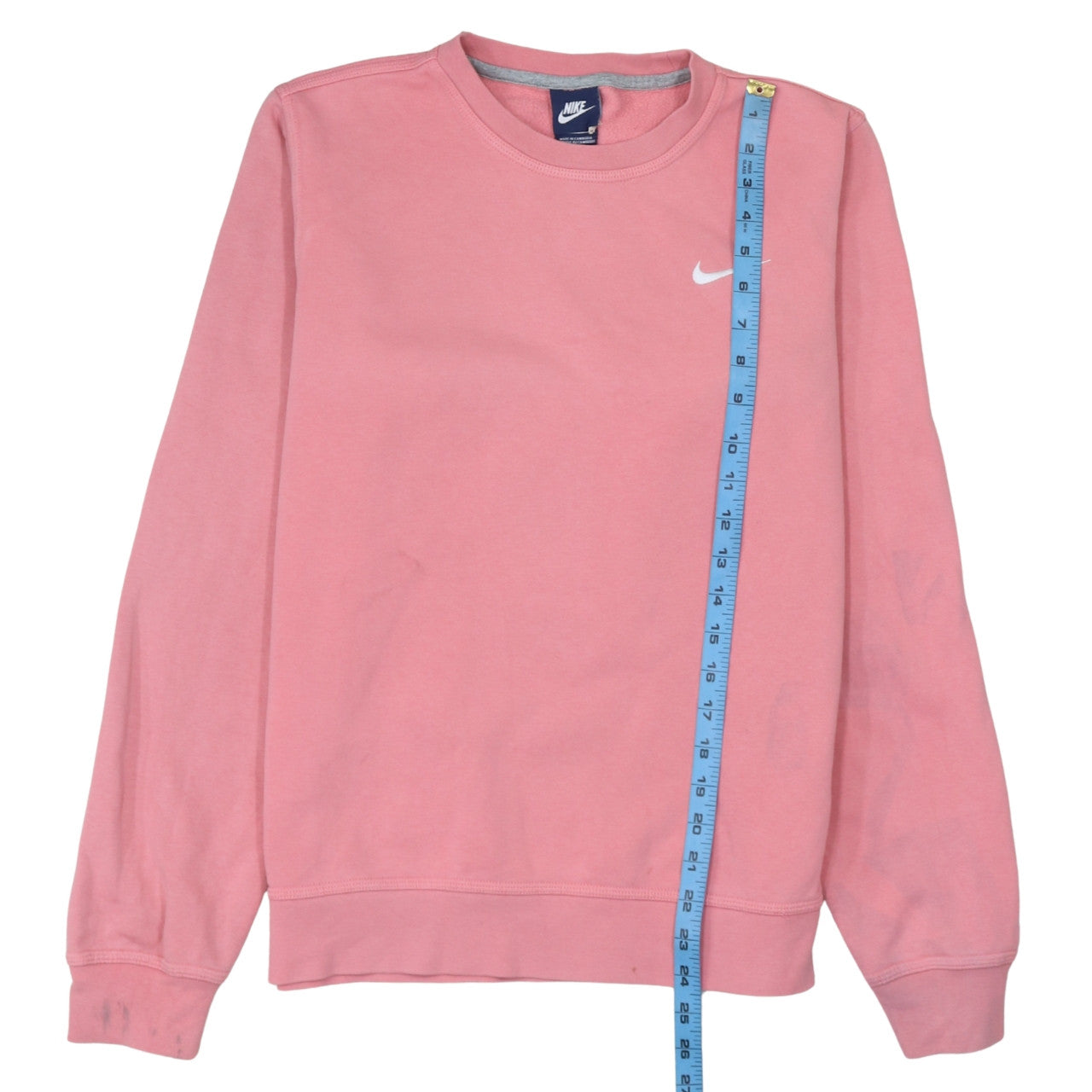 Nike Women's Pink Crew Neck Pullover Sweatshirt Size M