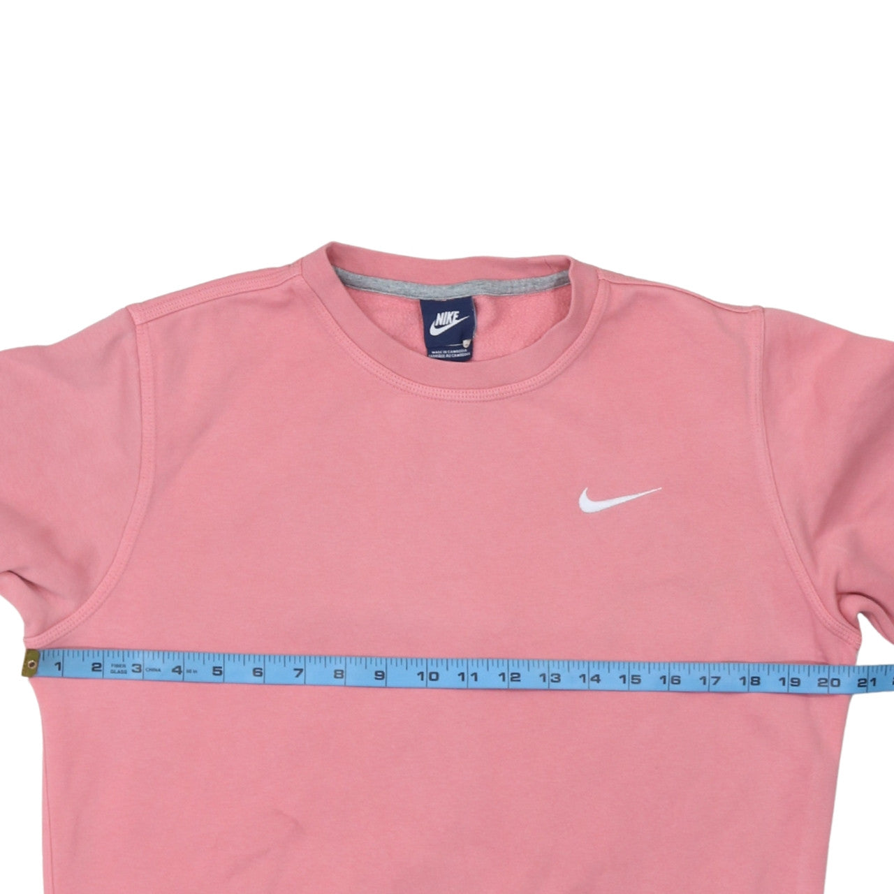 Nike Women's Pink Crew Neck Pullover Sweatshirt Size M
