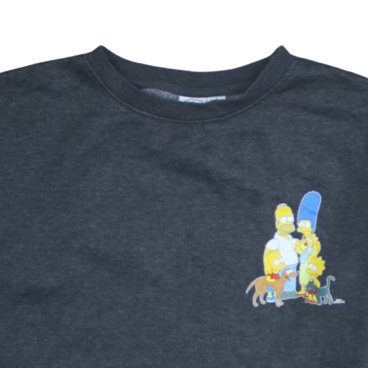 The Simpsons Women's Grey Sweatshirt Size 10/12 Crew Neck Pullover