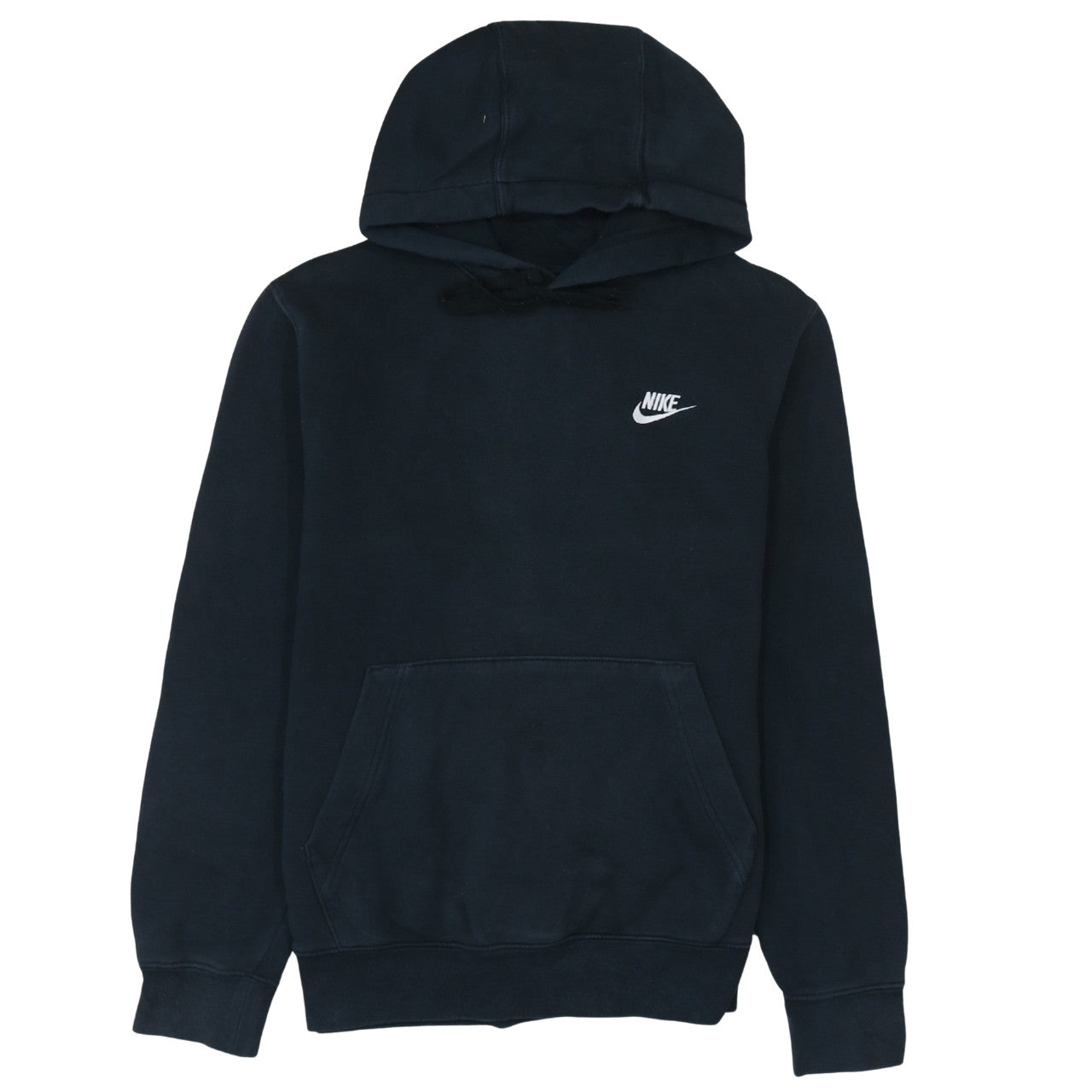 Nike Men's Black Pullover Hoodie Small Logo Sportswear Sweatshirt