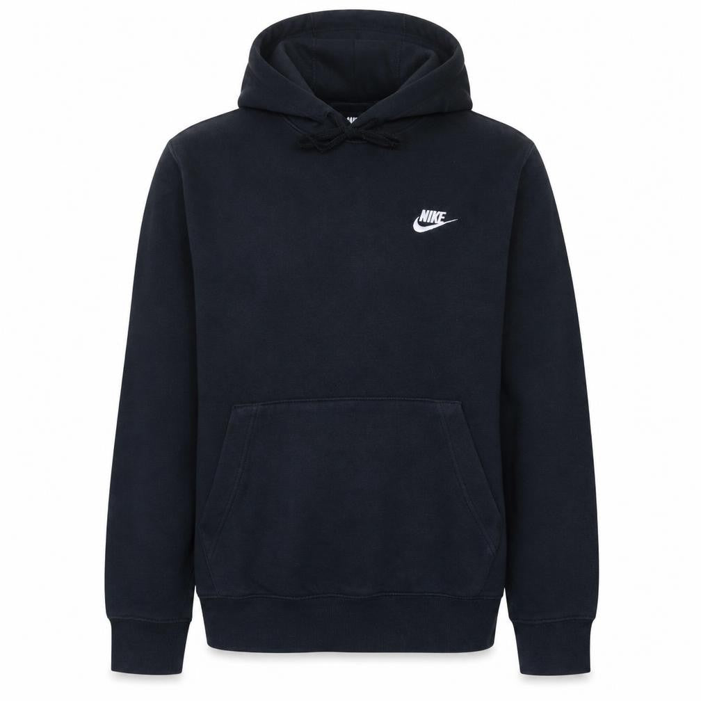 Nike Men's Black Pullover Hoodie Small Logo Sportswear Sweatshirt