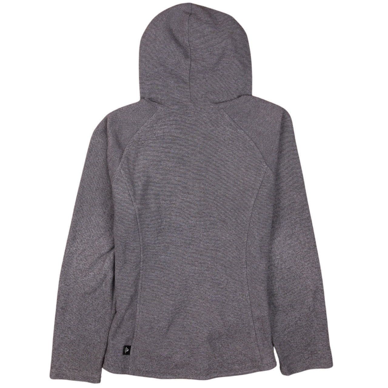 The North Face Girls Grey Hooded Full Zip Fleece Jacket Size M