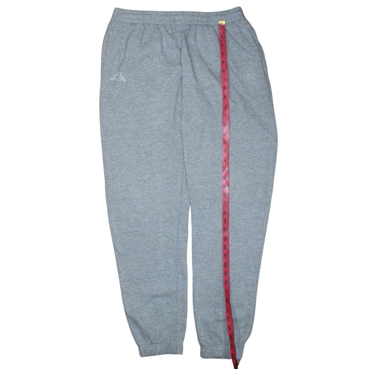 Kappa Men’s Grey Fleece Joggers XL Regular Fit Sportswear