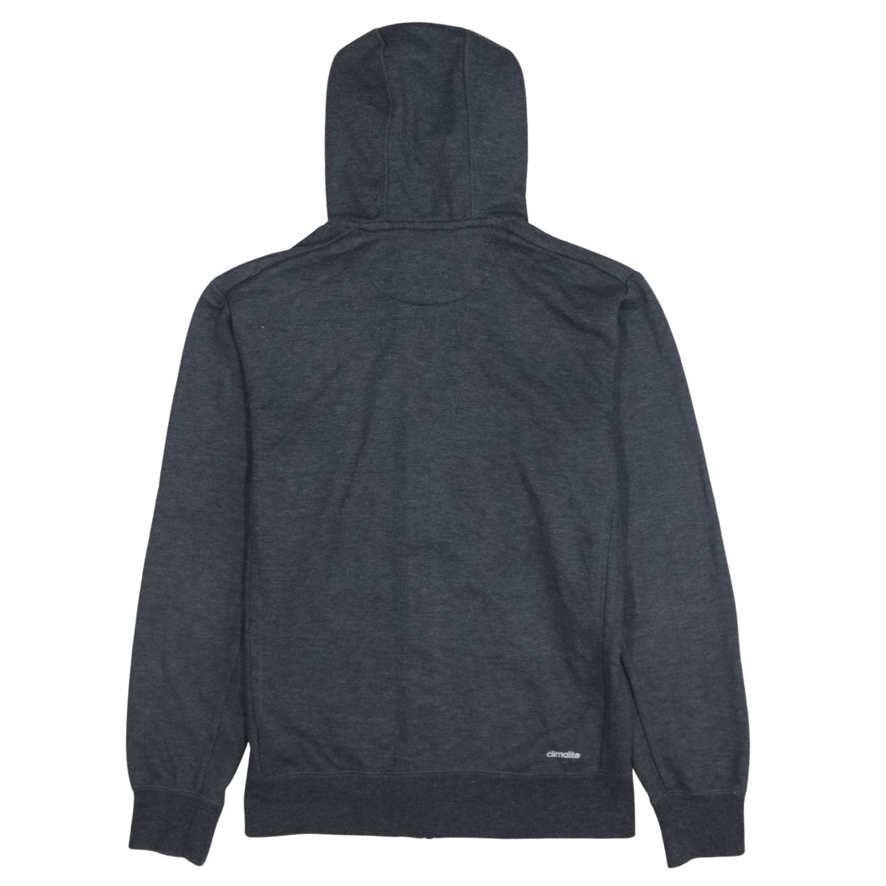 Adidas Men's Grey Full Zip Hoodie Size S Sport Essentials