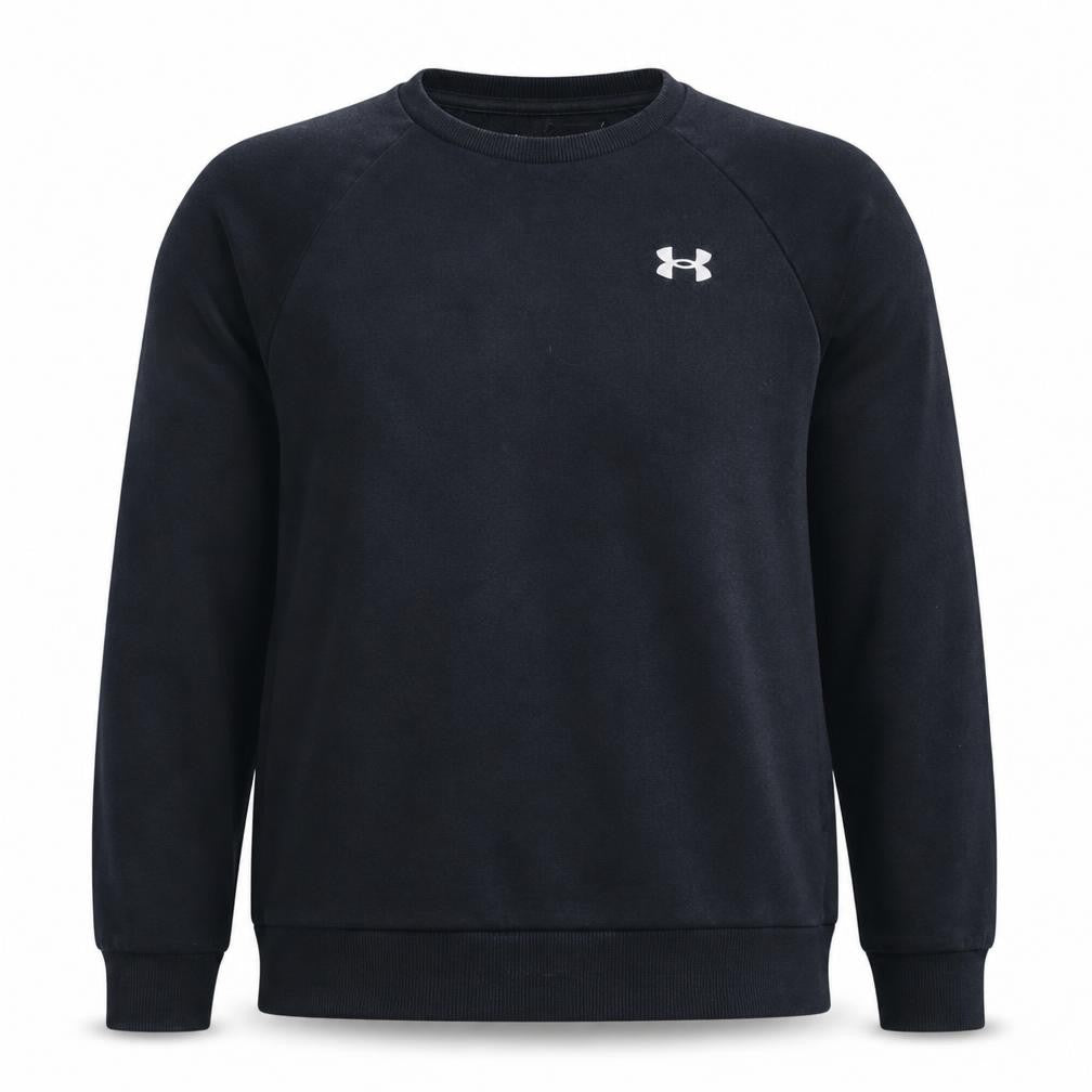 Under Armour Men's Black Small Crew Neck Pullover Sweatshirt