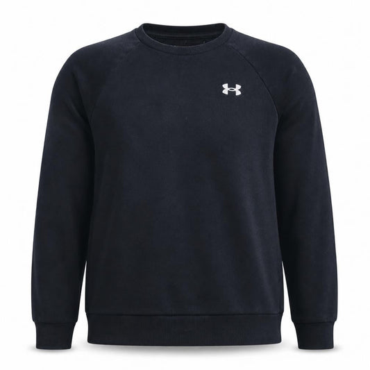 Under Armour Men's Black Small Crew Neck Pullover Sweatshirt