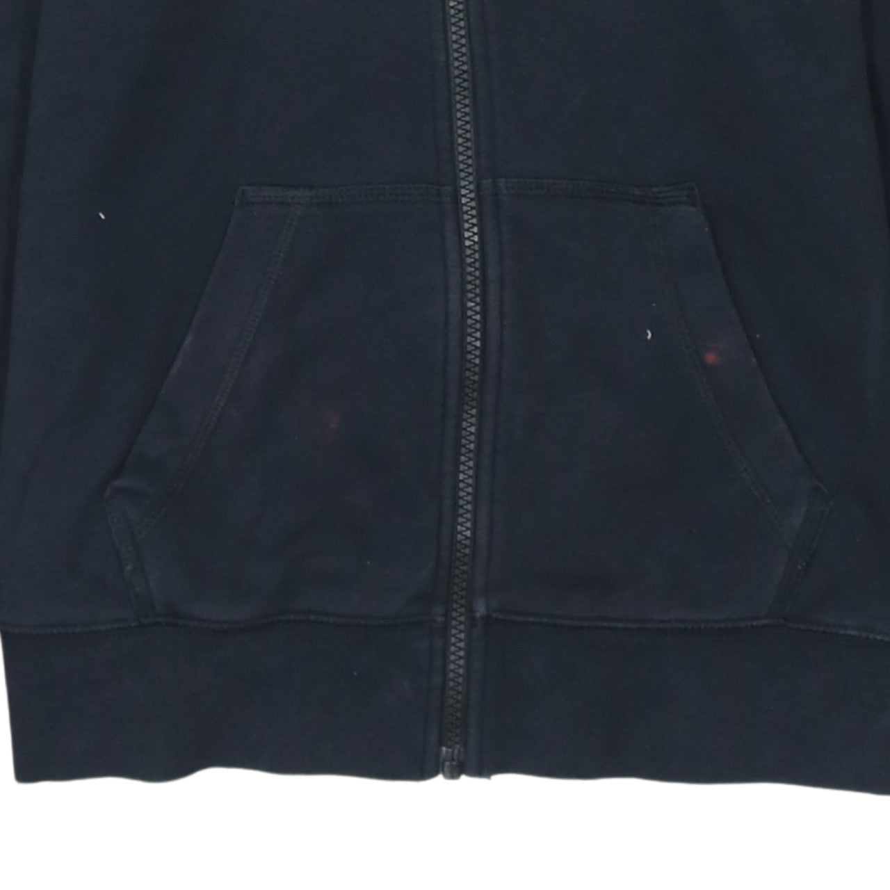 Nike Women's Black Full Zip Hoodie Size S Cotton Blend Logo